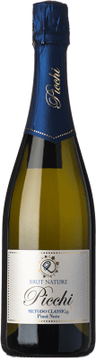 24,95 € Envoi gratuit | Blanc mousseux Picchi Método Clásico 36 Mesi Brut Nature D.O.C.G. Oltrepò Pavese Metodo Classico Lombardia Italie Pinot Noir Bouteille 75 cl