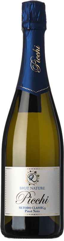25,95 € Envoi gratuit | Vin Mousseux Blanc Picchi 36 Mesi Brut Nature Classique D.O.C. Oltrepò Pavese Lombardia Italie Pinot Noir Bouteille 75 cl