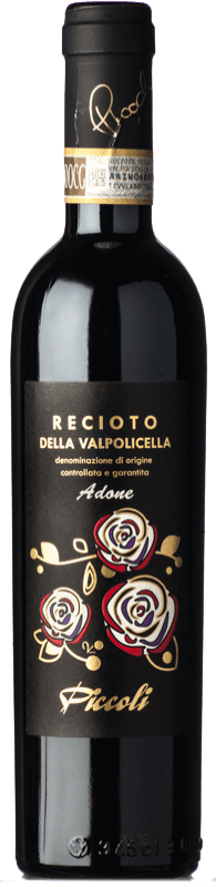 77,95 € 免费送货 | 甜酒 Piccoli Daniela Adone D.O.C.G. Recioto della Valpolicella 威尼托 意大利 Corvina, Rondinella, Corvinone, Molinara, Oseleta, Croatina 半瓶 37 cl