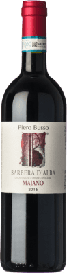 22,95 € Envio grátis | Vinho tinto Piero Busso Majano D.O.C. Barbera d'Alba Piemonte Itália Barbera Garrafa 75 cl