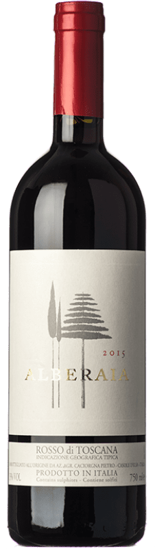 23,95 € Envoi gratuit | Vin rouge Pietro Caciorgna Alberaia I.G.T. Toscana Toscane Italie Sangiovese Bouteille 75 cl