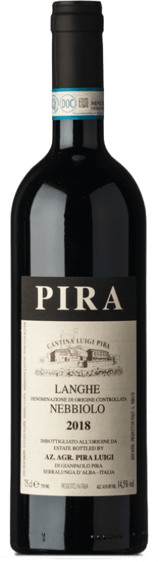 22,95 € Kostenloser Versand | Rotwein Luigi Pira D.O.C. Langhe Piemont Italien Nebbiolo Flasche 75 cl
