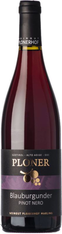 29,95 € Бесплатная доставка | Красное вино Plonerhof D.O.C. Alto Adige Трентино-Альто-Адидже Италия Pinot Black бутылка 75 cl