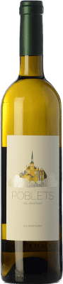 15,95 € Spedizione Gratuita | Vino bianco Poblets de Montsant Blanc Crianza D.O. Montsant Catalogna Spagna Grenache Bianca, Chardonnay Bottiglia 75 cl