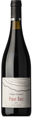 29,95 € Spedizione Gratuita | Vino rosso Concori I.G.T. Toscana Toscana Italia Pinot Nero Biologico Bottiglia 75 cl
