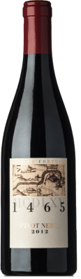 76,95 € Бесплатная доставка | Красное вино Fortuna 1465 I.G.T. Toscana Тоскана Италия Pinot Black бутылка 75 cl