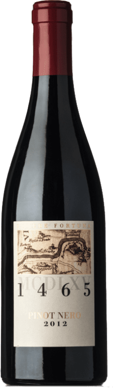 76,95 € Бесплатная доставка | Красное вино Fortuna 1465 I.G.T. Toscana Тоскана Италия Pinot Noir — Пино Нуар 75 cl
