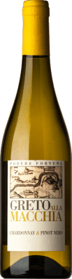 27,95 € Free Shipping | White wine Fortuna Greto alla Macchia I.G.T. Toscana Tuscany Italy Pinot Black, Chardonnay Bottle 75 cl