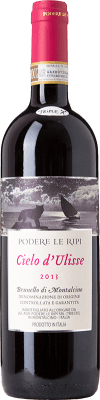 47,95 € Envío gratis | Vino tinto Le Ripi Cielo d'Ulisse D.O.C.G. Brunello di Montalcino Toscana Italia Sangiovese Botella 75 cl