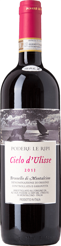 47,95 € Бесплатная доставка | Красное вино Le Ripi Cielo d'Ulisse D.O.C.G. Brunello di Montalcino Тоскана Италия Sangiovese бутылка 75 cl