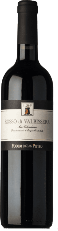 11,95 € Free Shipping | Red wine San Pietro Rosso di Valbissera D.O.C. Colombano al Lambro - San Colombano Lombardia Italy Barbera, Croatina, Rara Bottle 75 cl