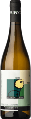 17,95 € Бесплатная доставка | Белое вино Poggio dei Gorleri Vigna Sorì D.O.C. Riviera Ligure di Ponente Лигурия Италия Vermentino бутылка 75 cl