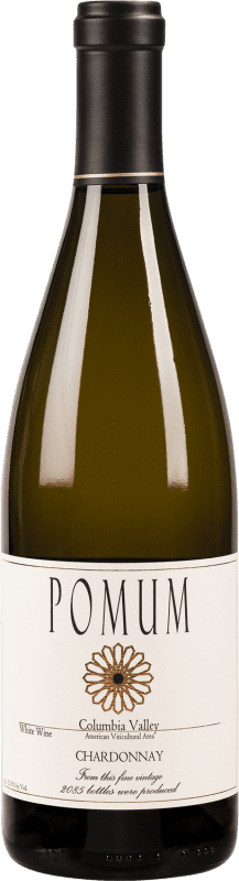 46,95 € 免费送货 | 白葡萄酒 Pomum Crianza — 陈酿 I.G. Columbia Valley 哥伦比亚谷 美国 Chardonnay — 莎当妮 75 cl
