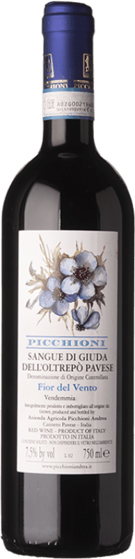 9,95 € Free Shipping | Sweet wine Picchioni Fior del Vento Sangue di Giuda D.O.C. Oltrepò Pavese Lombardia Italy Barbera, Croatina Bottle 75 cl