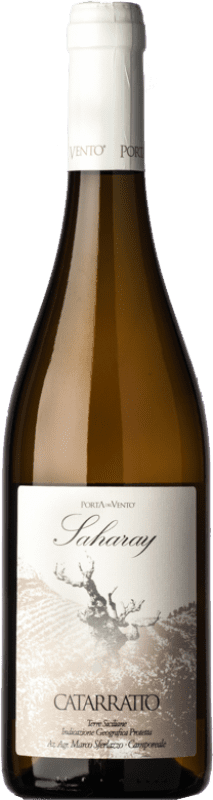 22,95 € Kostenloser Versand | Weißwein Porta del Vento Saharay I.G.T. Terre Siciliane Sizilien Italien Catarratto Flasche 75 cl
