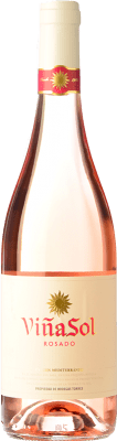 9,95 € Envío gratis | Vino rosado Torres Viña Sol Rosado D.O. Catalunya Cataluña España Garnacha, Cariñena Botella 75 cl