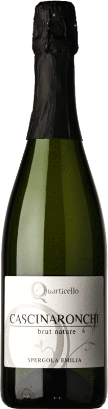 16,95 € Kostenloser Versand | Weißer Sekt Quarticello Spergola Cascinaronchi Brut Nature I.G.T. Emilia Romagna Emilia-Romagna Italien Malvasia Eco — Biologisch 75 cl