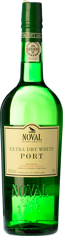 29,95 € Envío gratis | Vino Generoso Fortificado Quinta do Noval White Extra Dry — Extra Seco I.G. Porto Oporto Portugal Malvasía, Códega, Rabigato 75 cl