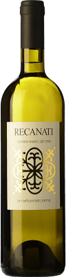 19,95 € Envío gratis | Vino blanco Recanati Yasmin White Israel Chardonnay, Sauvignon Blanca Botella 75 cl