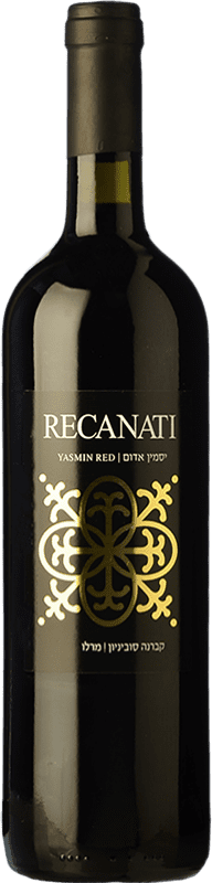 18,95 € Kostenloser Versand | Rotwein Recanati Yasmin Red Jung Israel Merlot, Syrah, Cabernet Sauvignon Flasche 75 cl