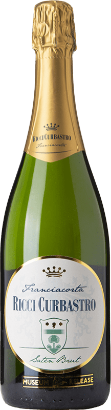 32,95 € Envoi gratuit | Vin Mousseux Blanc Ricci Curbastro Museum Satèn Brut D.O.C.G. Franciacorta Lombardia Italie Chardonnay Bouteille 75 cl