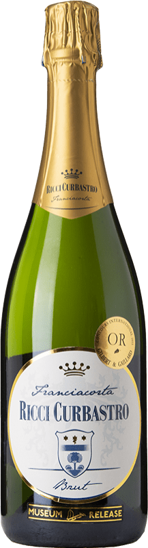 39,95 € Free Shipping | White sparkling Ricci Curbastro Museum Brut D.O.C.G. Franciacorta Lombardia Italy Pinot Black, Chardonnay, Pinot White Bottle 75 cl