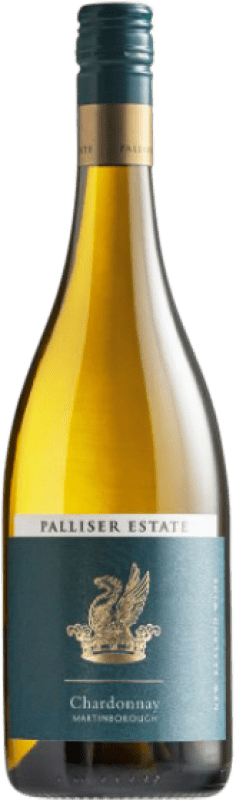 27,95 € Бесплатная доставка | Белое вино Palliser Estate I.G. Martinborough Wellington Новая Зеландия Chardonnay бутылка 75 cl