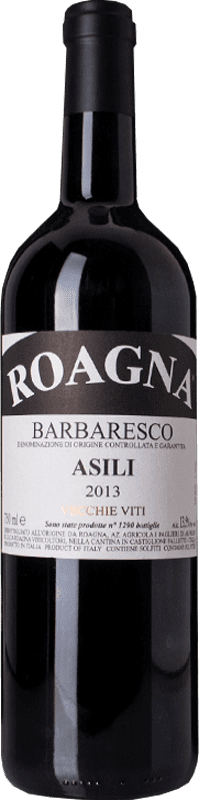 164,95 € Kostenloser Versand | Rotwein Roagna Asili Vecchie Viti D.O.C.G. Barbaresco Piemont Italien Nebbiolo Flasche 75 cl