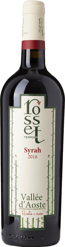 31,95 € Бесплатная доставка | Красное вино Rosset D.O.C. Valle d'Aosta Валле д'Аоста Италия Syrah бутылка 75 cl