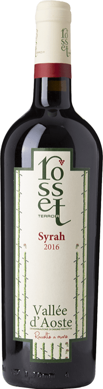 31,95 € Free Shipping | Red Wine Rosset D.O.C. Valle d'Aosta Valle d'Aosta Italy Syrah — Shiraz Bottle 75 cl