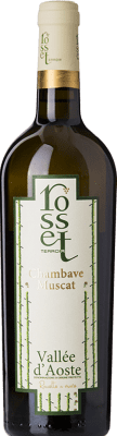 26,95 € Kostenloser Versand | Weißwein Rosset Chambave Muscat D.O.C. Valle d'Aosta Valle d'Aosta Italien Muskat Flasche 75 cl