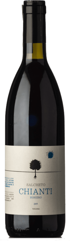 9,95 € Free Shipping | Red wine Salcheto Biskero D.O.C.G. Chianti Tuscany Italy Merlot, Sangiovese, Canaiolo, Mammolo Bottle 75 cl