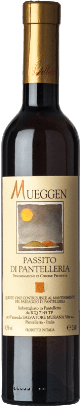 41,95 € 免费送货 | 甜葡萄酒 Salvatore Murana Mueggen D.O.C. Passito di Pantelleria 西西里岛 意大利 Moscato — 麝香葡萄 中瓶装 50 cl