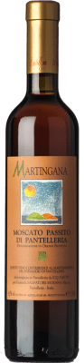 97,95 € Envio grátis | Vinho doce Salvatore Murana Martingana D.O.C. Passito di Pantelleria Sicília Itália Mascate de Alexandria Garrafa Medium 50 cl