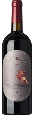 164,95 € Envío gratis | Vino tinto San Felice Rosso Vigorello I.G.T. Toscana Toscana Italia Merlot, Cabernet Sauvignon, Petit Verdot, Pugnitello Botella 3 L