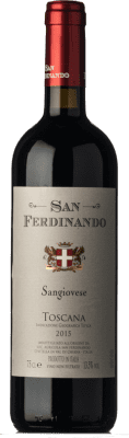 14,95 € Envio grátis | Vinho tinto San Ferdinando I.G.T. Toscana Tuscany Itália Sangiovese Garrafa 75 cl