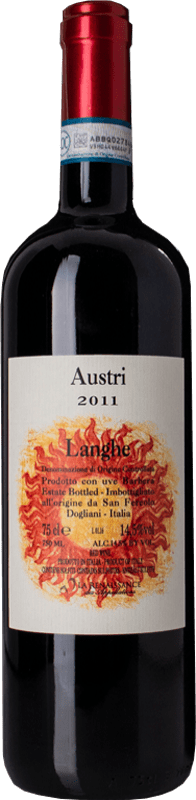 23,95 € Envoi gratuit | Vin rouge San Fereolo Rosso Austri D.O.C. Langhe Piémont Italie Barbera Biologique Bouteille 75 cl