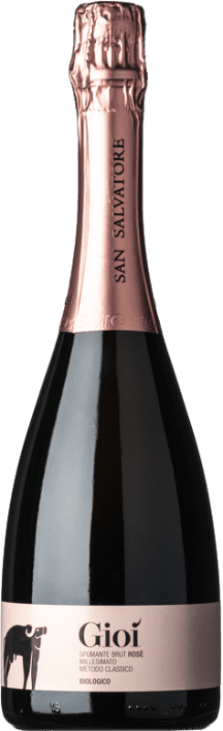 27,95 € Бесплатная доставка | Розовое игристое San Salvatore 1988 Metodo Classico Rosé Gioì брют I.G.T. Campania Кампанья Италия Aglianico бутылка 75 cl