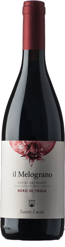 14,95 € Free Shipping | Red wine Saint Lucia Distillers Il Melograno D.O.C. Castel del Monte Puglia Italy Nero di Troia Bottle 75 cl