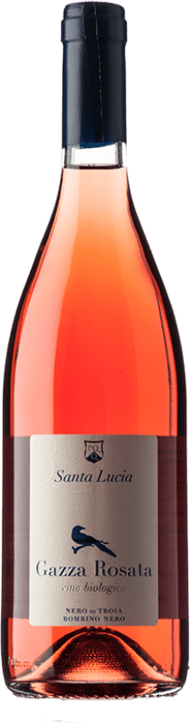 16,95 € Envoi gratuit | Vin Rosé Saint Lucia Gazza I.G.T. Puglia Pouilles Italie Nero di Troia, Bombino Eco — Biologique 75 cl