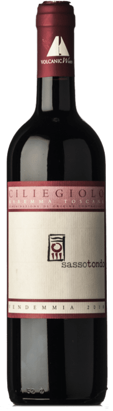 18,95 € Envío gratis | Vino tinto Sassotondo D.O.C. Maremma Toscana Toscana Italia Ciliegiolo Botella 75 cl
