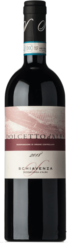 11,95 € Бесплатная доставка | Красное вино Schiavenza D.O.C.G. Dolcetto d'Alba Пьемонте Италия Dolcetto бутылка 75 cl