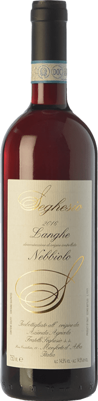 22,95 € Spedizione Gratuita | Vino rosso Seghesio D.O.C. Langhe Piemonte Italia Nebbiolo Bottiglia 75 cl