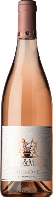 14,95 € Envio grátis | Vinho rosé Sella e Mosca Rosato Anemone D.O.C. Alghero Sardenha Itália Sangiovese, Cannonau Garrafa 75 cl