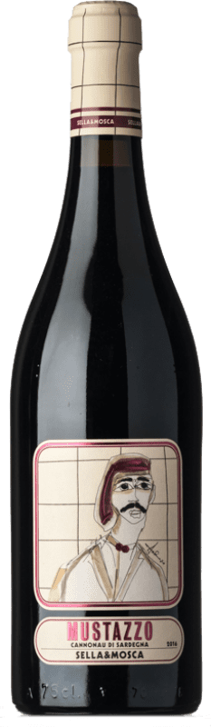 41,95 € Envio grátis | Vinho Tinto Sella e Mosca Mustazzo D.O.C. Cannonau di Sardegna Sardenha Itália Cannonau 75 cl