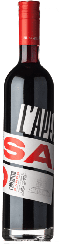 47,95 € Envio grátis | Aperitivo Bitter Sella e Mosca Sardo I.G.T. Sardegna Sardenha Itália Bacca 75 cl