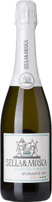 15,95 € Envio grátis | Espumante Branco Sella e Mosca Brut — Bruto D.O.C. Alghero Sardenha Itália 75 cl