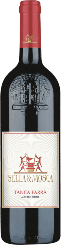 24,95 € Free Shipping | Red wine Sella e Mosca Rosso Tanca Farrà D.O.C. Alghero Sardegna Italy Cabernet Sauvignon Bottle 75 cl