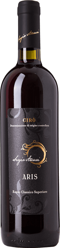 18,95 € Envío gratis | Vino tinto Sergio Arcuri Aris D.O.C. Cirò Calabria Italia Gaglioppo Botella 75 cl