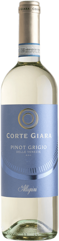 8,95 € Spedizione Gratuita | Vino Bianco Allegrini Corte Giara I.G.T. Friuli - Venezia Giulia Friuli-Venezia Giulia Italia Pinot Grigio 75 cl